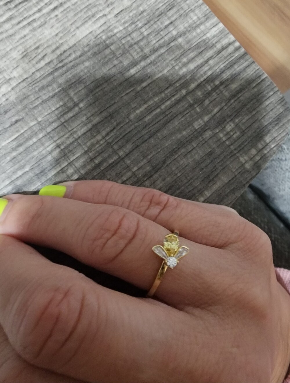 Pandora Honey Bee Ring View 4